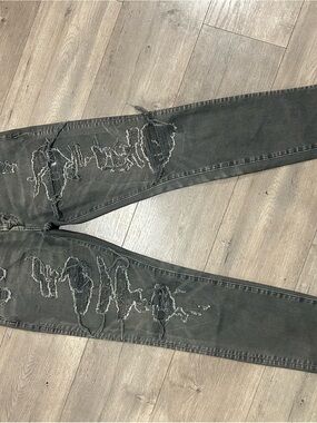 American Eagle Outfitters Black Distressed  Jeans